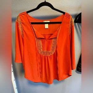 Esley Coral/Salmon Top